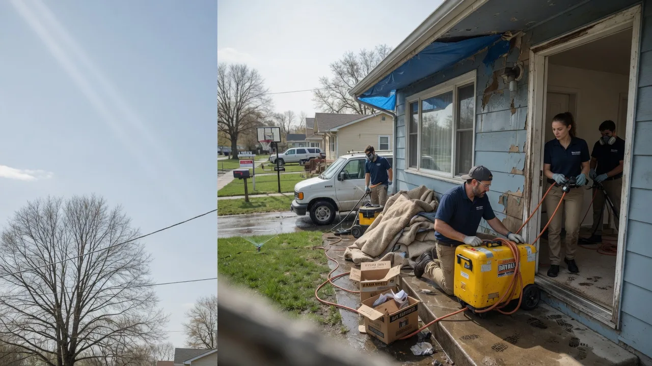 Basement Flood Cleanup in Bedford, IN near me